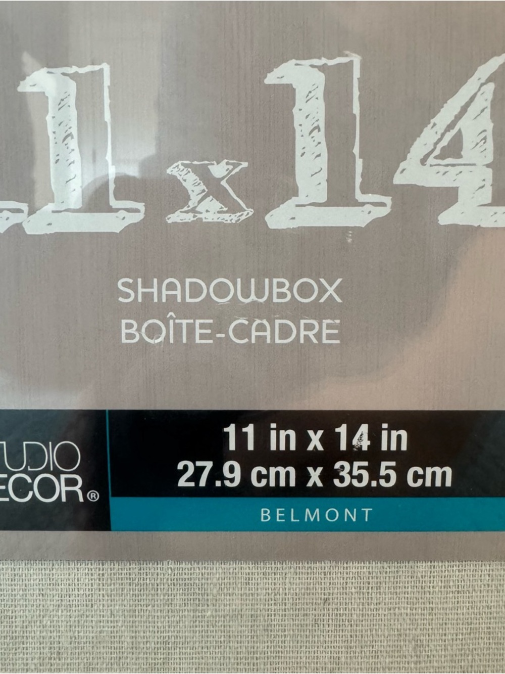 Gray Shadow Box Frame - Picture 3 of 9
